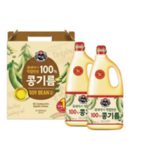 CJ 제일제당 백설 튀김 부침개 식용유 가정용 업소용 대용량 1.8리터 2P 명절 선물세트 2박스 3박스 4박스, 1.8LX2P 4박스