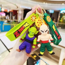 드래곤볼 Z 무천도사 피콜로 차키키링 추억팔이 카키링 2개세트, FREE, 드래곤볼Z 톈진 총2개세트D