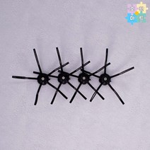 [호환마트]로보락 Roborock S7 고품질 사이드 브러쉬 검정 4개 로봇청소기 호환품