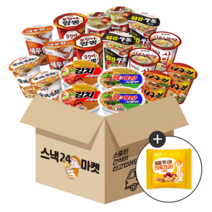 스낵24 인기라면 농심소컵라면세트, 라면 20p + 하루견과