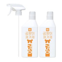 클린베어 곰팡이제거제 + 거품건 + 안전캡 2p, 750ml, 2개
