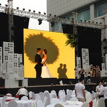 축구점수판 농구 풋살 스코어 4.8mm 3.9mm 접이식 렌탈 Led 스크린 전체 세트 결혼식 교회 무대 콘서트 이, 01 전통적인 중국