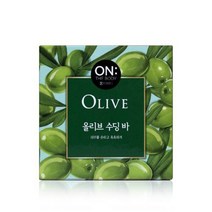 LG 온더바디 더내츄럴 비누 올리브 90g 4개입, 1