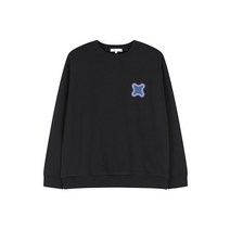 온라인 LIW41928 블랙 아트웍 스웨트셔츠 SH