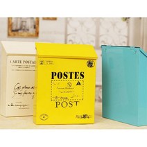 자물쇠 있는 아파트 공동 건의함 빨간우체통 편지함, 1개, E스틸우편함 그린