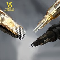 책 소독기 다용도 살균기 EZ V 문신 카트리지 바늘 #12 0.35mm 매그넘 M1 기계용 일회용 멸균 Pen20, 18 VC-T1207M1 0.35mm