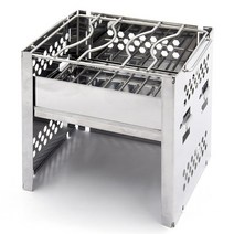 드럼통화로 드럼통 소각로 숯통 연통 우드 스토브 야외 그릴용 스테인레스 스틸 바베큐 그릴 숯불 화로