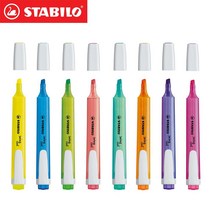 스타빌로 신학기 학용품 스윙 쿨 슬림 형광펜, 31-블루