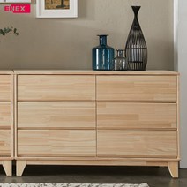 [에넥스] 오리진 편백나무 와이드 서랍장, 상세 설명 참조