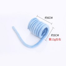 고양이 장난감 넓은 내구성 무거운 지 애완 동물 용품 봄 모양 부드러운 짧은 스팟 도매 내장 개박하, 04 blue