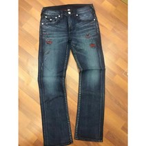 [해외]남자명품트루릴리젼청바지 TRUE RELIGION TROUBLE MAKER FLAP STRAIGHT RED WAIST 32 STYLE MOE859YC5