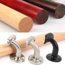 원목핸드레일 L자형브라켓 손스침 계단손잡이, 1.핸드레일오크38Ø 1000mm