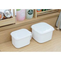 손잡이 사용편리 일본산 반찬통 밀폐용기 주방수납, 1개, 대