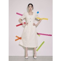 [백화점매장 정품출고] 잇미샤 쟈가드 버튼업 원피스(ITN4WOP110 SW)