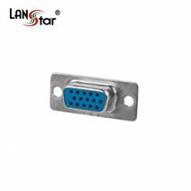 NETmate 3열 15F DSUB (ROHS)/3열 15핀(F) 암단자/납땜용/크기에 맞는 후드와 함께 사용/케이블 제작에 사용되는
