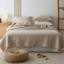 워싱 피그먼트 줄누빔 베드스프레드 까는이불 킹사이즈 라지킹 LK