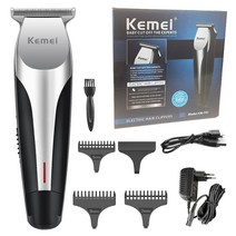 미용실 프로 남자 바버샵 바리깡 Kemei 남성용 전문 헤어 트리머 수염 바디 그루밍 커팅 이발, 01 km757 retail box