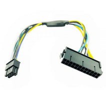 전원 케이블 델 30cm 24 핀-8 핀 옵티플렉스 3020 7020 9020 ATX 전원 공급 장치 마더보드 어댑터 케, 01 30cm