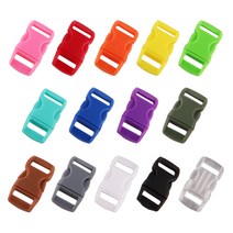 팔찌 만들기 플라스틱 버클 14color 가죽 인식 목걸이 DIY 매듭공예, 라임