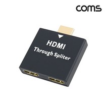 HDMI 무전원 분배기(1대2) 근거리 전용 일체형, 3개