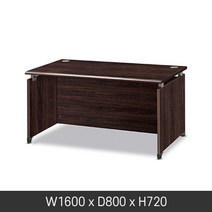 몬스터오피스 탑책상 1200 1400 1600 1800 책상 사무용책상 사무실책상, 03_탑책상1600_월넛(CO)