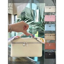 여성용 송아지 가죽 손잡이형 핸드백 토트백