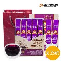 고려인삼유통 아로니아 가득 담은 6년근 홍삼스틱 2세트 (12g x 30포), 단품, 단품