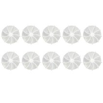 배기팬 환기팬 송풍기 부품 10 Pcs 미니 책상 교체 팬 블레이드 플라스틱 작은 전원 잎 모터 액세서리, 한개옵션0