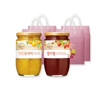 복음자리 실속형선물세트 유자차480g+딸기잼500g x 4세트, 상세페이지 참조, 상세페이지 참조