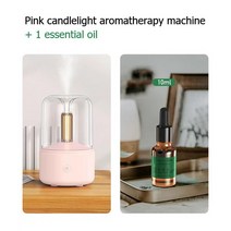 불멍가습기 불멍 무드등 가습기 촛불 아로마 디퓨저 휴대용 미니 USB 공기 LED 야간 조명 에센셜 오일 12, 05 A1