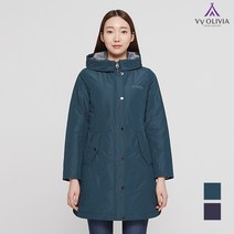 체크 배색 라이너 탈착 덕다운_VVBKDWSC411