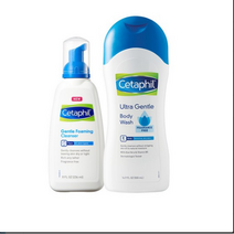 세타필 대용량 바디워시 무향 500ml + 젠틀 포밍 클렌져 236ml, 2세트