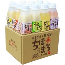 일본 음료 감주 유산균 치호마로 6종류 플레인 청귤 현미 포도 키위 토마토 150g x 12개, 6종류 (플레인 청귤 현미 포도 키위 토마토) 150g