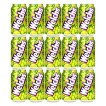 농심 웰치스 청포도 (355ml x 15캔) welchs!!, 355ml, 15개