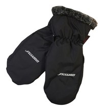 핫팩 방한 벙어리장갑 겨울 스키장갑 보온 보드장갑, 블랙 L