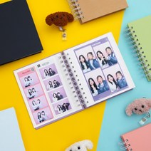 모먼트 포토인생 네컷 앨범 사진인화 접착식 초음파 보관 선물 포토북 커플, 베이비핑크