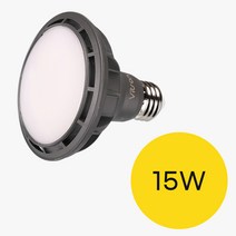LED PAR30 확산형 15W 블랙 전구 전구색 파삼공 램프 조명