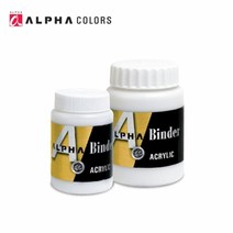 알파색채 아크릴 보조제 바인더 용량, 4L