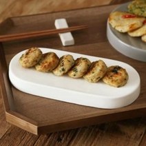 에라토 마일드 타원형 플레이트 굽접시 9.5인치 /화이트 그레이, 마일드 접시 9.5인치_화이트, 화이트
