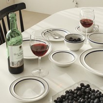 Syracuse 100% 정품 클래식 메이플 빈티지 양식 브런치 그릇, 17cm(7인치), 블루
