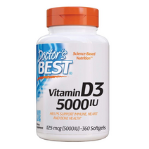 닥터스베스트 비타민 D3 5000lu 베지 소프트젤, 360개입, 3개