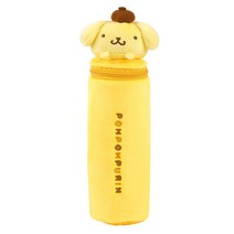 산리오 헬로키티 구데타마 폼폼푸린 시나몬롤 마이멜로디 원형 인형 파우치형 필통, 1개, 폼폼푸린 원형필통