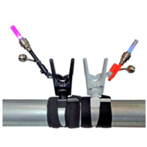 [동원] 난간 거치대 세트 (구성품: 난간 거치대 1개 + V센서 1개 + 삼각대용 자석방울센서 1개) 원투낚시, 난간 거치대(블랙), V센서(화이트), 삼각대 자석방울센서(긴타입 화이트)