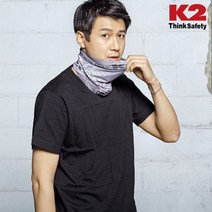 K2세이프티 아이스 멀티 스카프 IUA19901 10개 쿨스카프 그레이/블루, 10개묶음