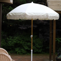 필요한캠핑 감성 테슬 야외 태슬 캠핑 파라솔 받침대, 테슬파라솔 + 받침대