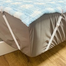 매트리스 집게 침대커버 고정밴드 밀림방지 시트커버 집개 2개세트, 특대 -블랙 2개 1세트