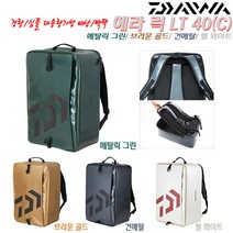 다이와 헤라럭 LT 40(C).경량 원단/어깨 멜빵 메쉬패드 중층/내림 떡밥가방/낚시외 캠핑/여행용 대용량 배낭/솔더백/백팩.붕어/잉어.노지/좌대/하우스/손맛터/관리형/유료낚시터, 메탈릭 그린