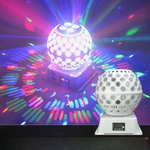 미러볼 회전공 댄스 파티 조명 레이저 360도회전 네온, LED 레이저 랜턴