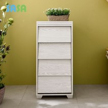 사사가구 쿠잉 4단 서랍장 400, 오크