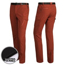 [파파브로] 남성 중년 편안한 아웃도어 데일리 등산 바지 SJ-PTKM-83-다홍